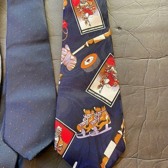 Men Dress Shirt Ties 3 Pieces Lot - Picture 2 of 4